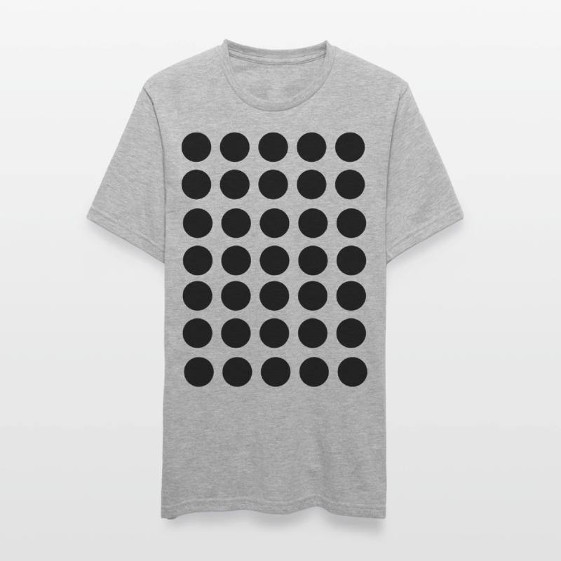 Les points, les points noirs, Points Mode Art T-shirt polycoton Unisexe