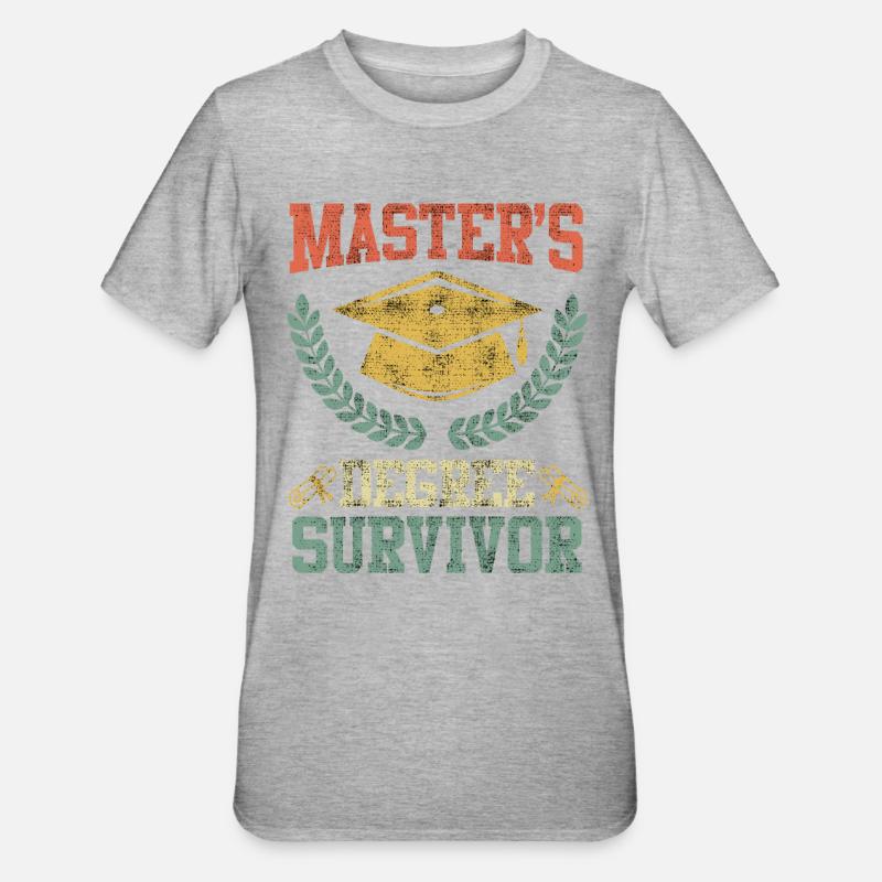 Master Survivant complété Master - T-shirt polycoton Unisexe - gris chiné