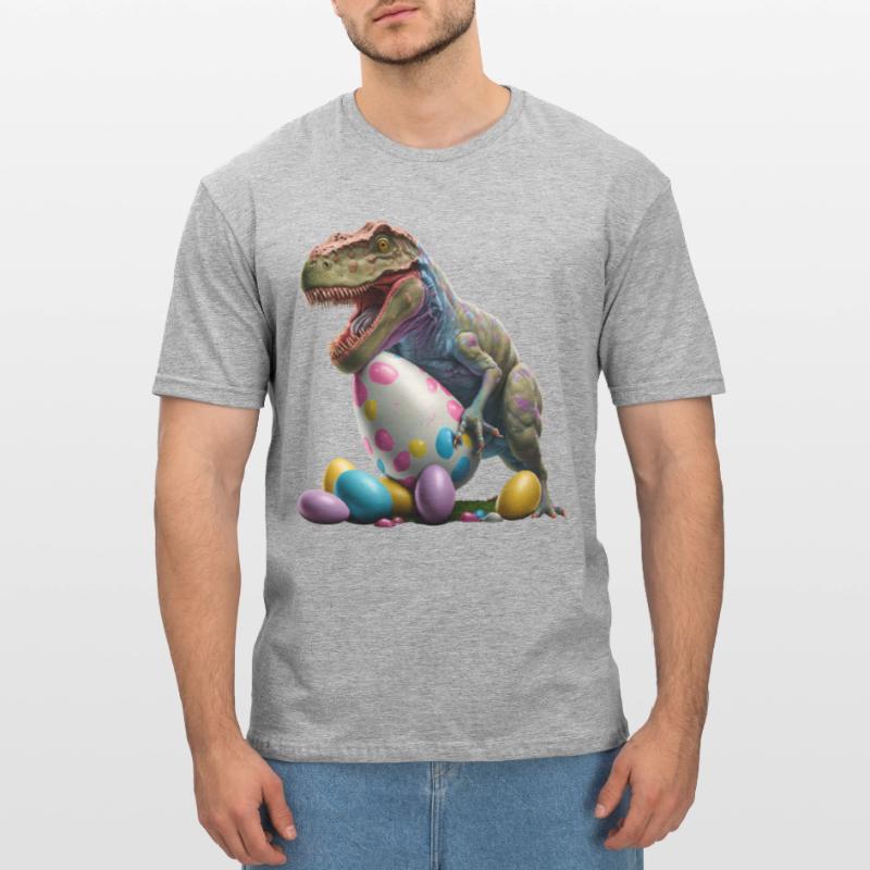Easter Bunny Easter Dino Egg Easter Eggs Easter Friend Unisex Polycotton T-Shirt