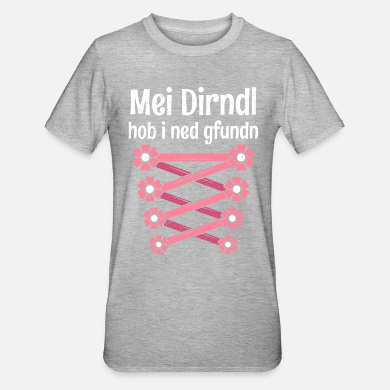 Dirndl not found Replacement Dirndl - Unisex Polycotton T-Shirt - heather grey
