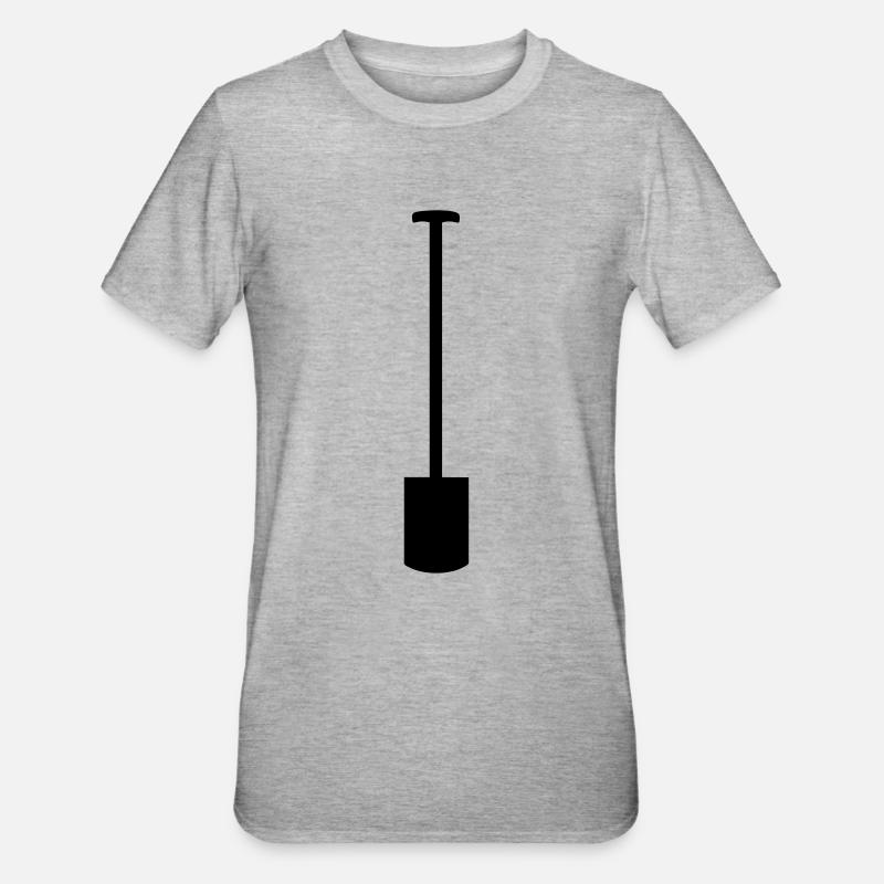 Spade - Pelle - T-shirt polycoton Unisexe - gris chiné