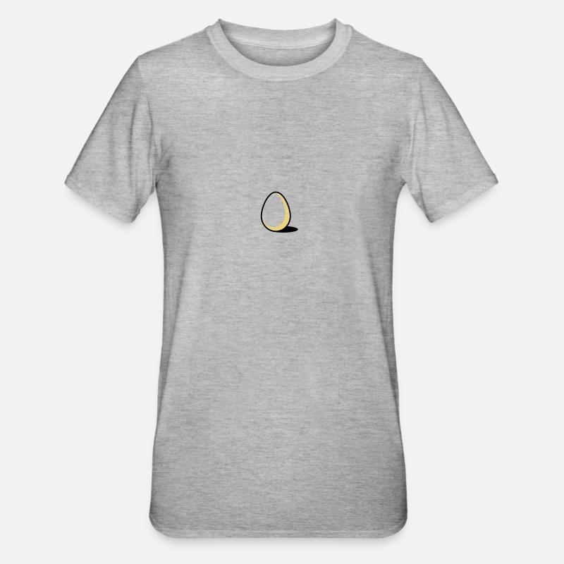 An Egg - T-shirt polycoton Unisexe - gris chiné