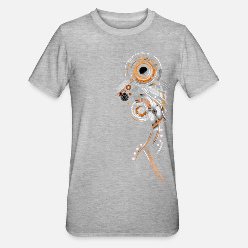 Abstraktes Design - Unisex Polycotton T-Shirt - undefined