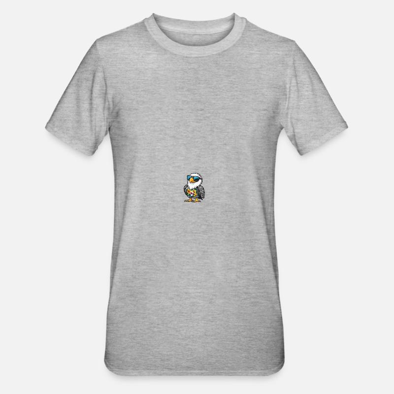 Eagle Comic Cool Summer - Unisex Polycotton T-Shirt - heather grey