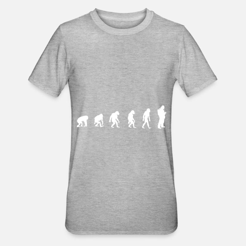Pompier Pompier Pompier - T-shirt polycoton Unisexe - gris chiné