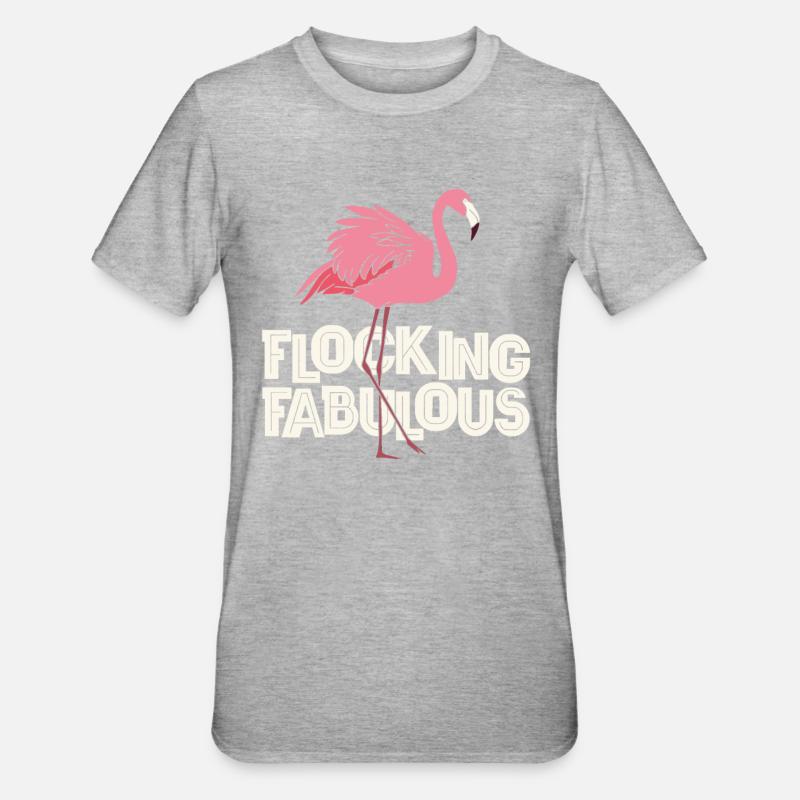 Flocage Fabuleux - T-shirt polycoton Unisexe - gris chiné