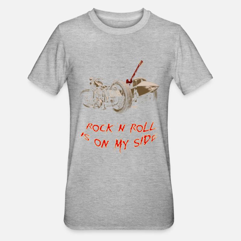 Only Sidecar - T-shirt polycoton Unisexe - gris chiné