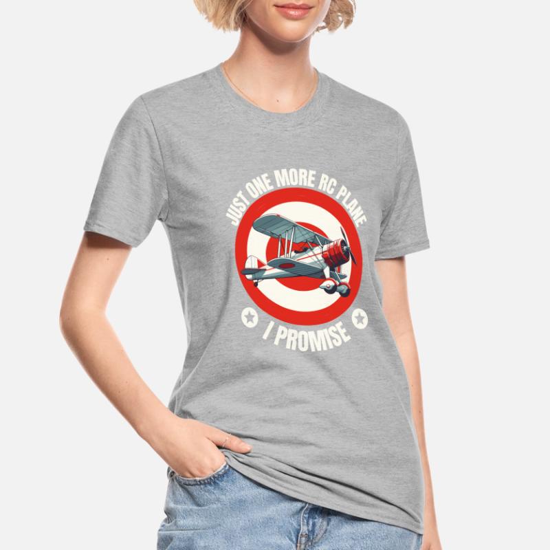 Modèle d’avion télécommandé Constructeur de modèles d’avion T-shirt polycoton Unisexe