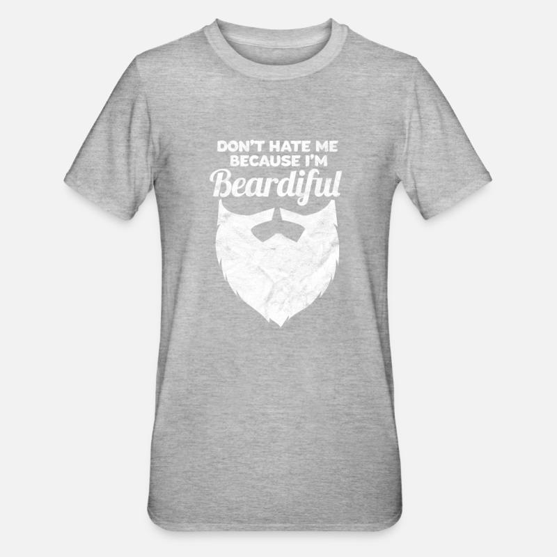 Bart - Unisex Polycotton T-Shirt - Grau meliert