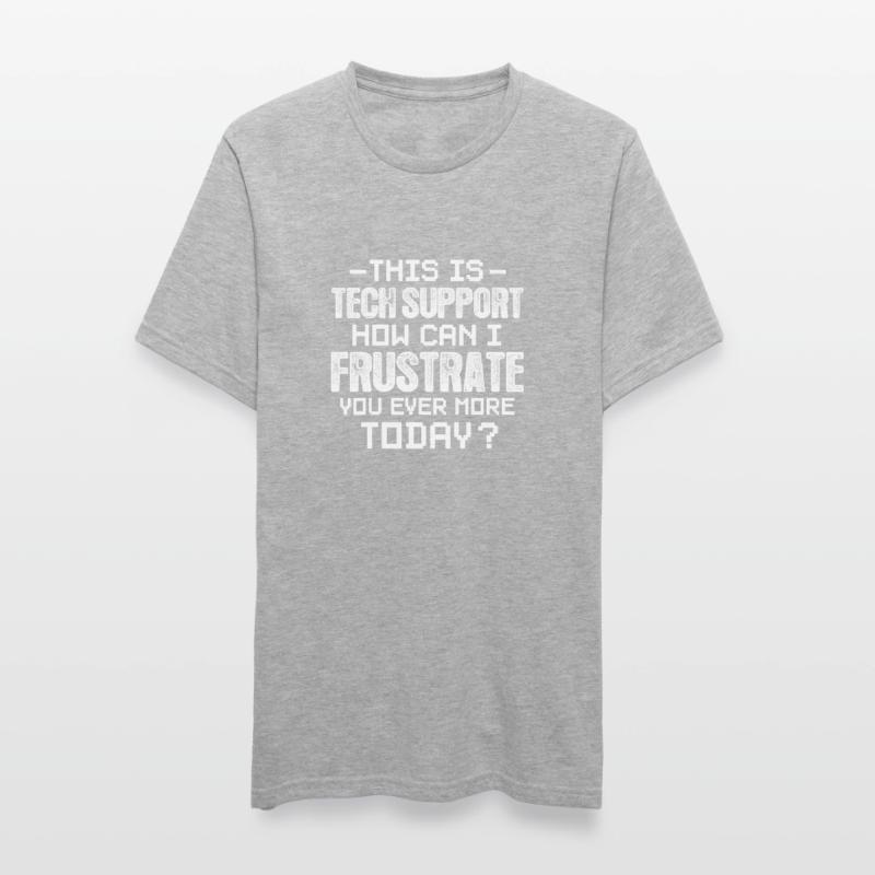 Technischer Support Computer It Admin Geschenk Unisex Polycotton T-Shirt