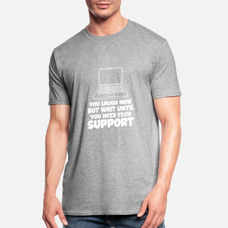 Technischer Support Computer It Admin Geschenk Unisex Polycotton T-Shirt