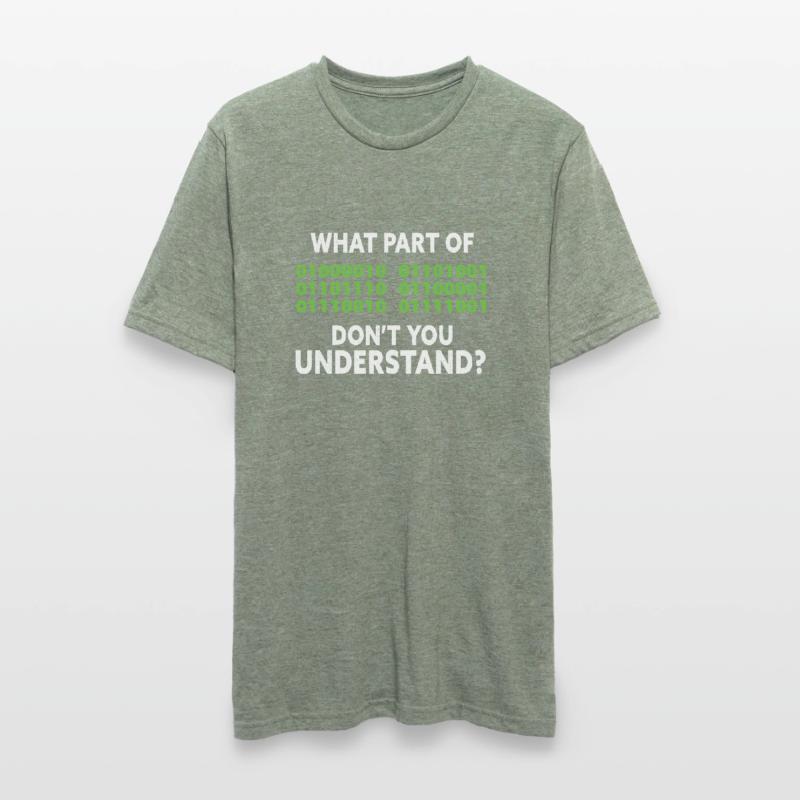 Programmierer Compuer Nerd Coder Software Geschenk Unisex Polycotton T-Shirt