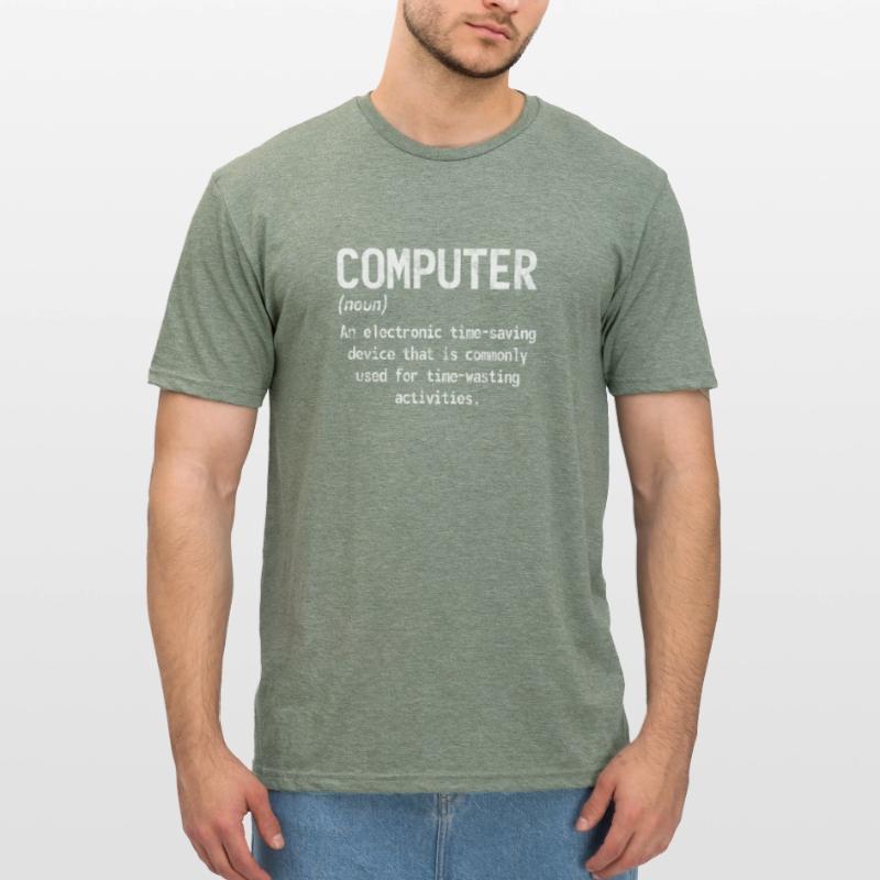 Computer Nerd PC Programmierer Informatik Geschenk Unisex Polycotton T-Shirt