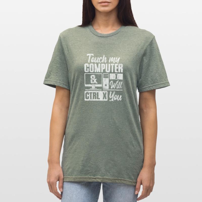 Computer Nerd PC Programmierer Informatik Geschenk Unisex Polycotton T-Shirt