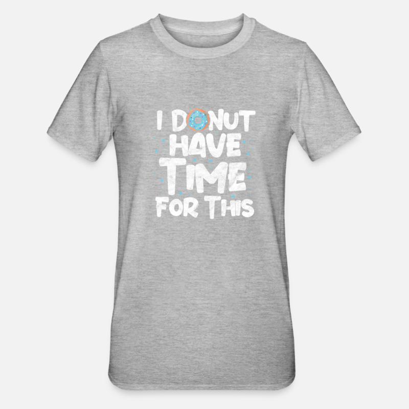 Donut - Unisex Polycotton T-Shirt - Grau meliert