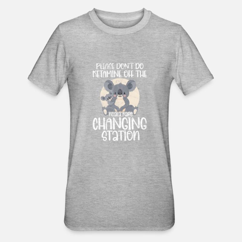Koala - T-shirt polycoton Unisexe - gris chiné