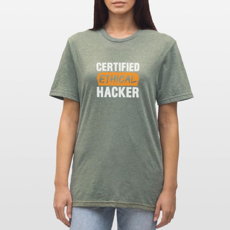 Hacker Coder Computerfreak Nerd Hacking Geschenk Unisex Polycotton T-Shirt