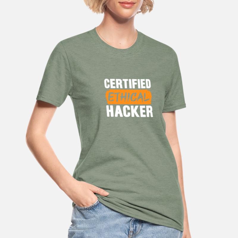 Hacker Coder Computer Hacking Gift Unisex Polycotton T-Shirt