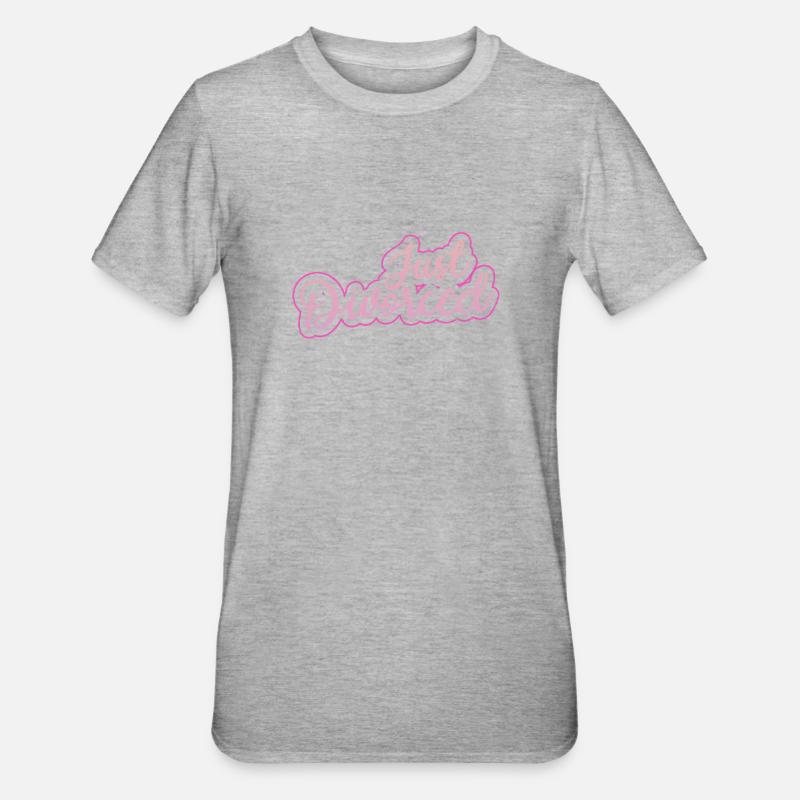 Divorce - T-shirt polycoton Unisexe - gris chiné