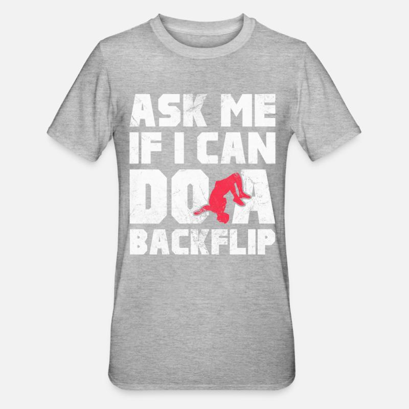 Backflip - T-shirt polycoton Unisexe - gris chiné