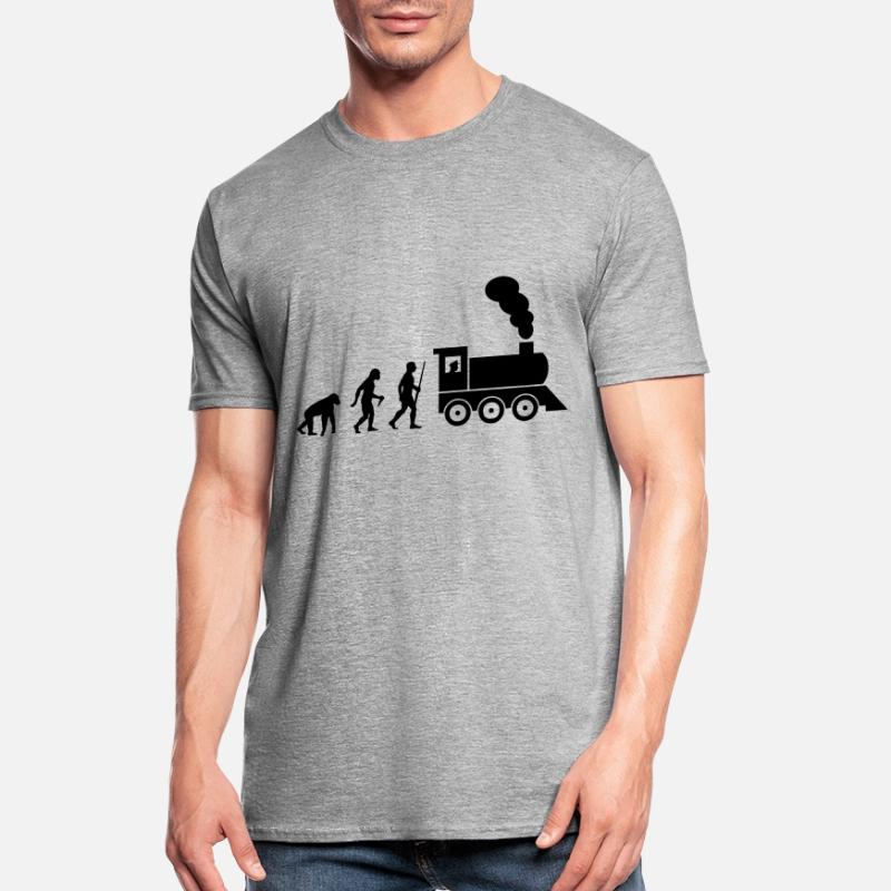 Train driver evolution T-shirt polycoton Unisexe