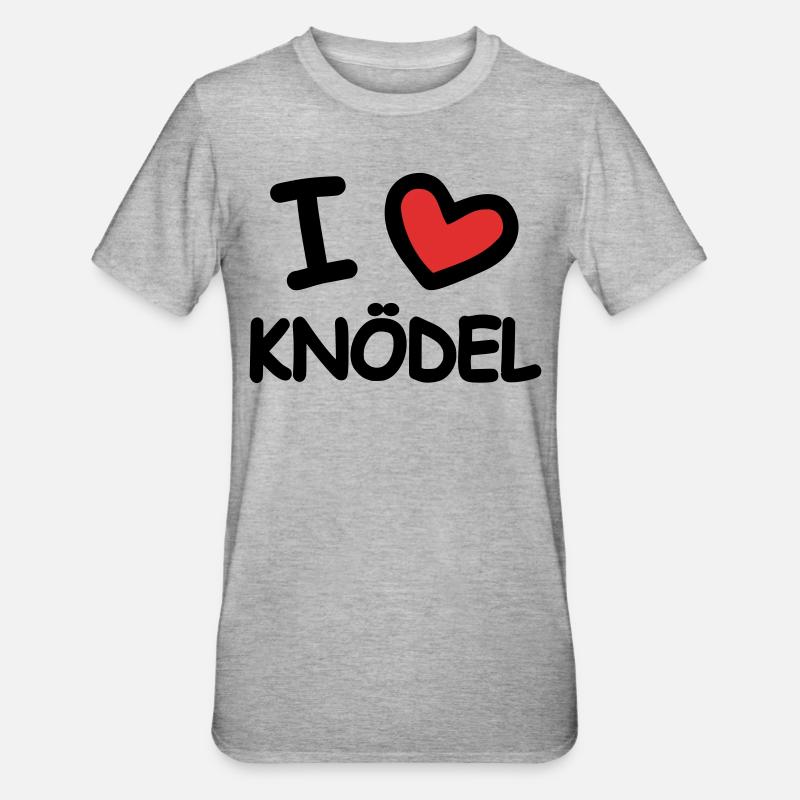 J’adore les boulettes - T-shirt polycoton Unisexe - gris chiné
