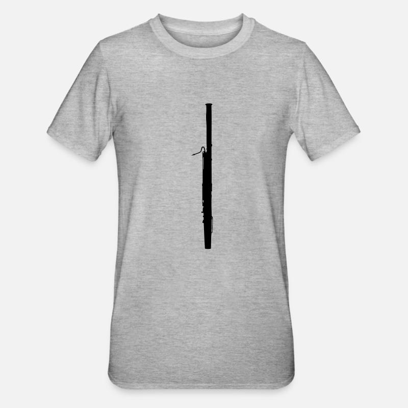 basson - T-shirt polycoton Unisexe - gris chiné