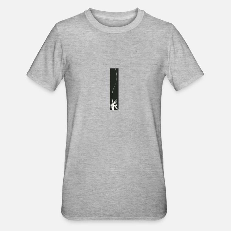 Modèle 66 - mouche sèche - T-shirt polycoton Unisexe - gris chiné