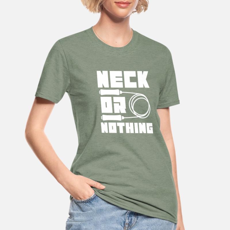 Hals Oder Nichts Springseil Springseil Training Unisex Polycotton T-Shirt
