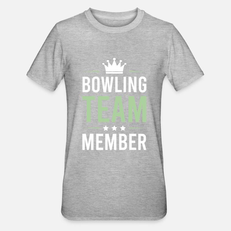 Équipe de bowling - T-shirt polycoton Unisexe - gris chiné