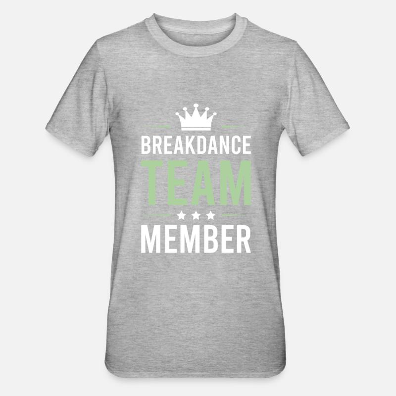 Équipe de breakdance - T-shirt polycoton Unisexe - gris chiné