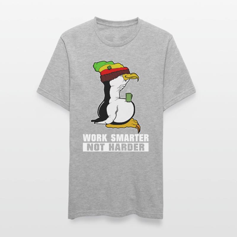Linux penguin coffee break Rasta Informatik PC Nerd Unisex Polycotton T-Shirt