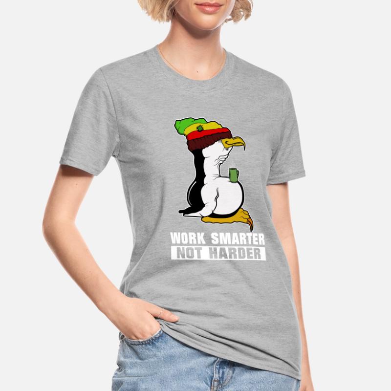 Linux penguin coffee break Rasta Informatik PC Nerd Unisex Polycotton T-Shirt