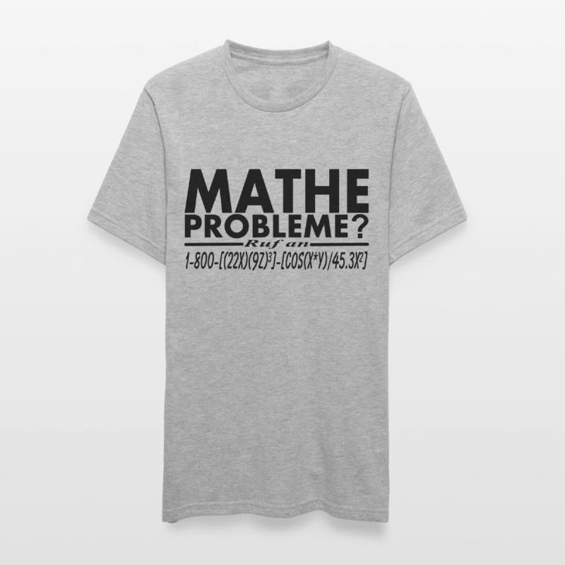 Problèmes de maths? Conception du numéro Hotline T-shirt polycoton Unisexe