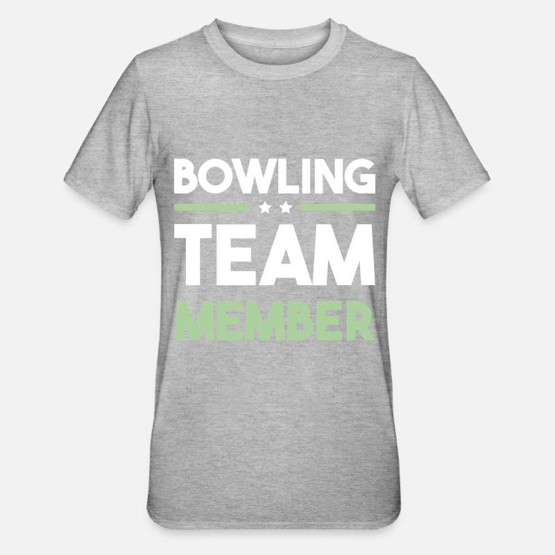 Équipe de bowling - T-shirt polycoton Unisexe - gris chiné