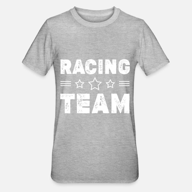 Équipe de course - T-shirt polycoton Unisexe - gris chiné