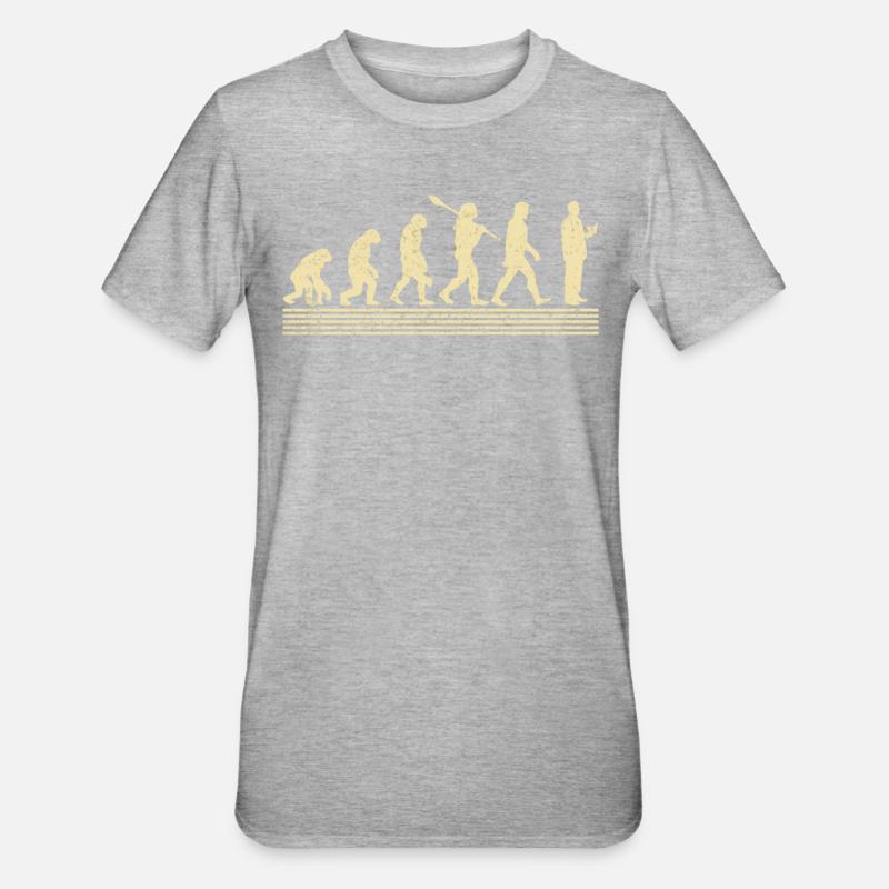 Apotheker-evolution - Unisex Polycotton T-Shirt - Grau meliert