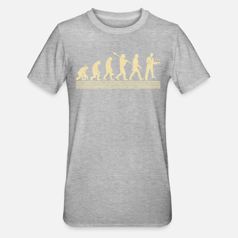 Évolution du gestionnaire Es - T-shirt polycoton Unisexe - gris chiné