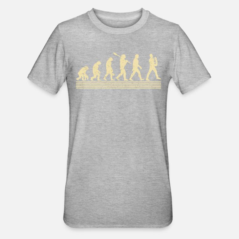 Évolution libanaise - T-shirt polycoton Unisexe - gris chiné