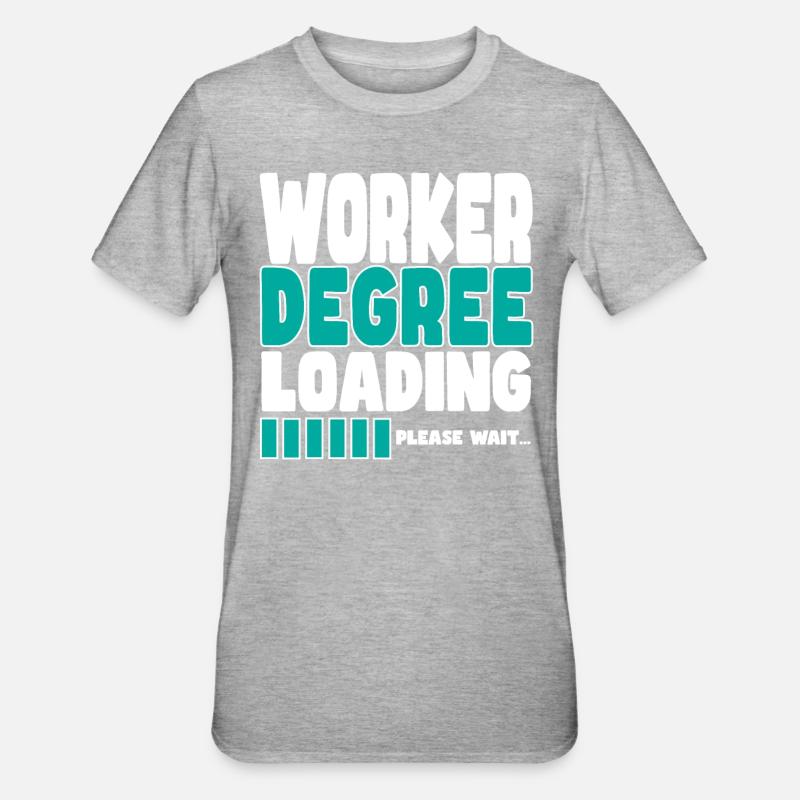 Worker invites training - Unisex Polycotton T-Shirt - heather grey
