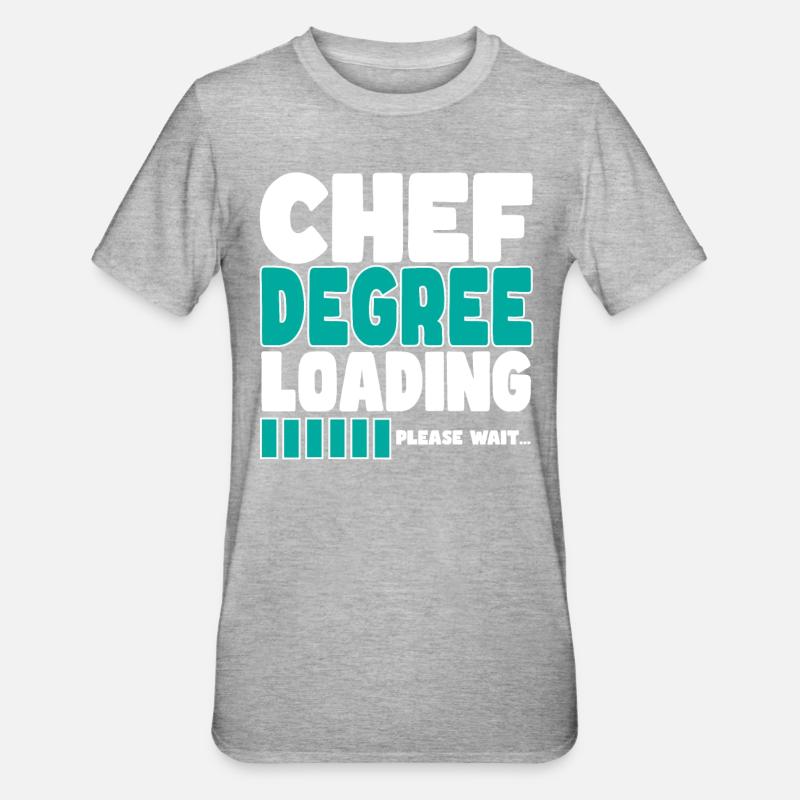 Chef invites training - Unisex Polycotton T-Shirt - heather grey