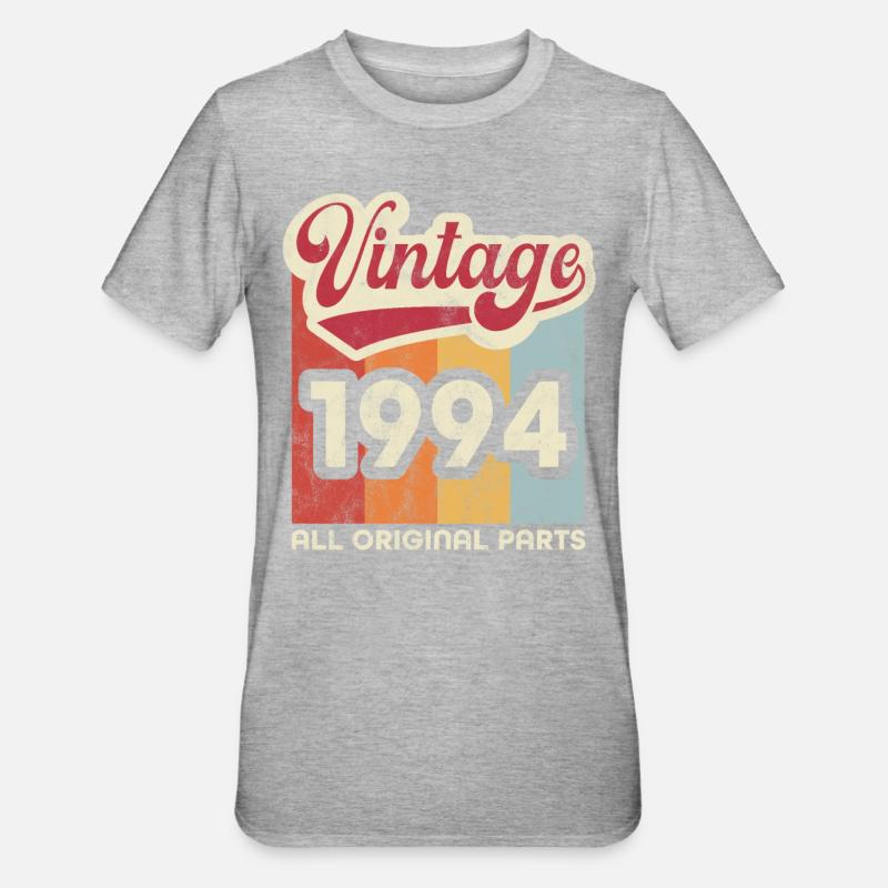 Millésime 1994 - T-shirt polycoton Unisexe - gris chiné