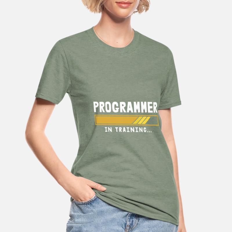 Programmierer Coder Software Entwickler Unisex Polycotton T-Shirt