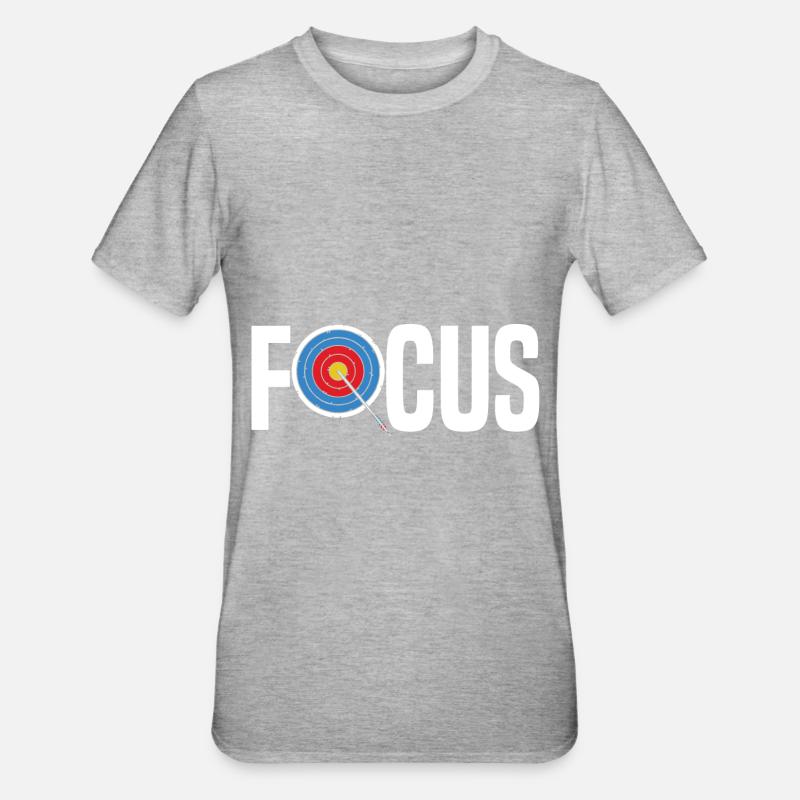 Tir à l’arc Flèche Tir à l’arc Tir à l’arc - T-shirt polycoton Unisexe - gris chiné