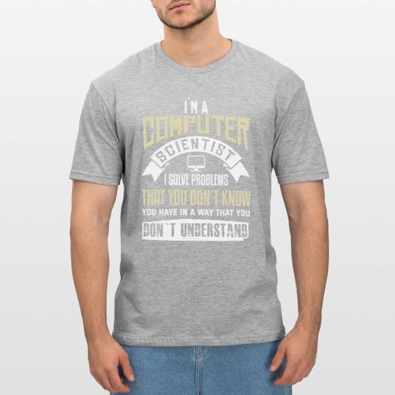 Computer scientist Programmer Computer Computer Unisex Polycotton T-Shirt
