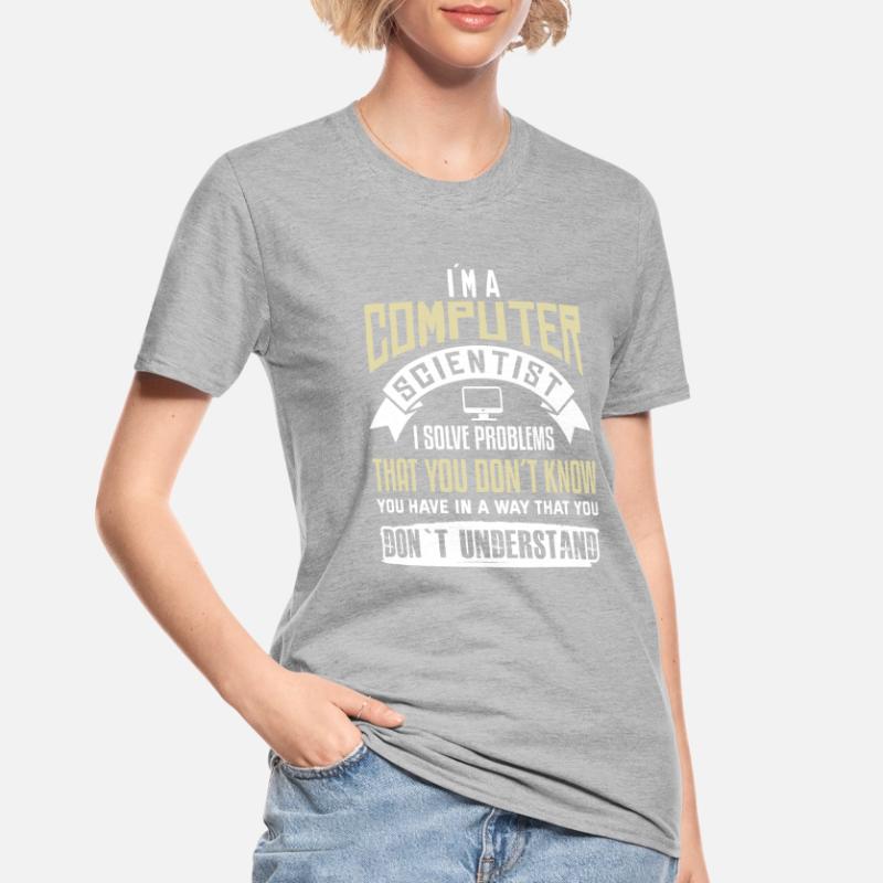 Informatik Informatiker Programmierer Computer Unisex Polycotton T-Shirt