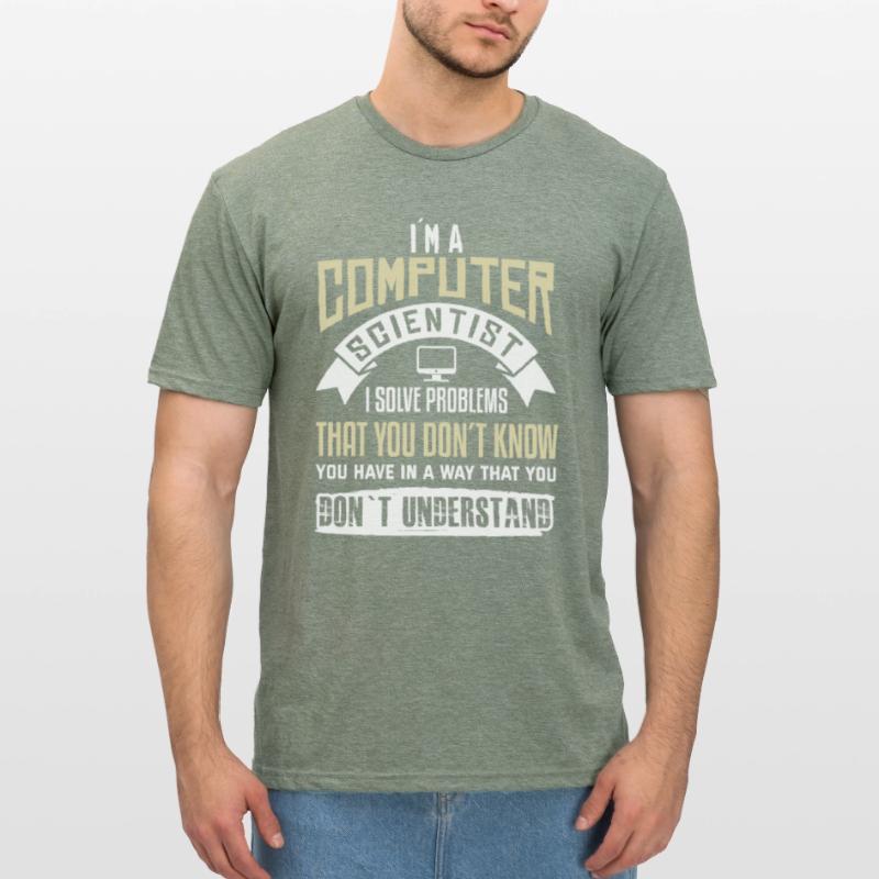 Computer scientist Programmer Computer Computer Unisex Polycotton T-Shirt