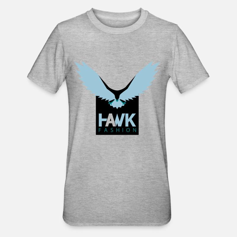 HAWK - T-shirt polycoton Unisexe - gris chiné