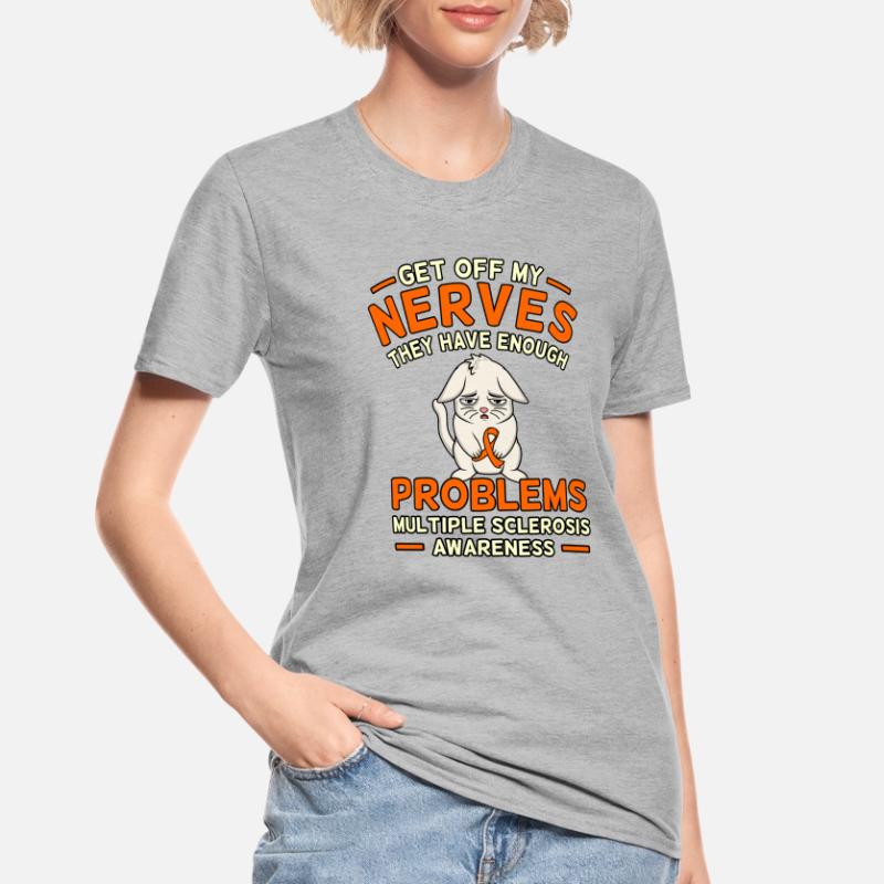 Graphic on sensitization for multiple sclerosis Unisex Polycotton T-Shirt
