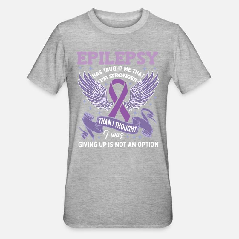 Epilepsy Warrior Apparel - Unisex Polycotton T-Shirt - heather grey